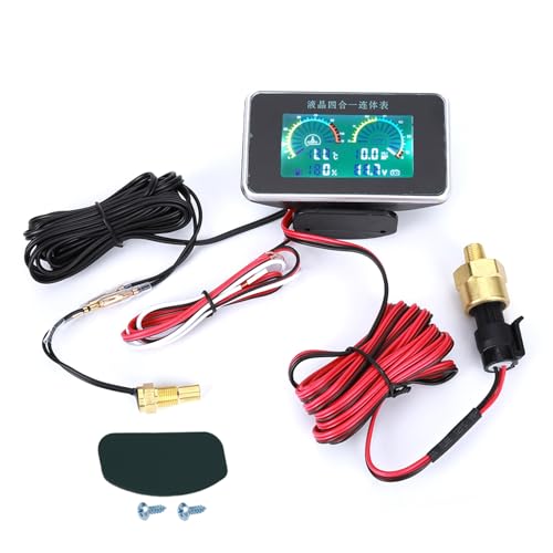 STARRYPXL DC 9V 36V 4 in 1 CAR LCD Digitalanzeige Voltmeter Kraftstoffwassertemperatur Öldruckmesser Multi -Funktion Dashboard -Monitor für genaue Fahrzeugdiagnostik und STARRYPXL DC 9V 36V 4 in 1 CAR LCD Digitalanzeige Voltmeter Kraftstoffwassertemperatur Öldruckmesser Multi -Funktion Dashboard -Monitor für genaue Fahrzeugdiagnostik und von Starrypxl