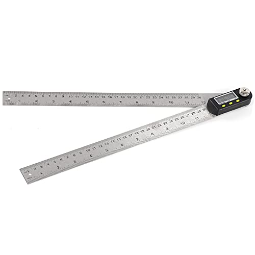 STARRYPXL Digitalanwinkel Finder LED -Display Edelstahl metrisch imperial 360 ° Messer für Tischler von Starrypxl