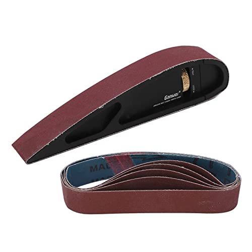 STARRYPXL Einstellbarer Aluminiumlegierungs -Sandpapierhalter 15pcs 120 320 600 Grit Multifunktionales Polither Holzbearbeitungswerkzeug (Sandpaper Holder with 5PCS 320 Grit Sandpaper) von Starrypxl