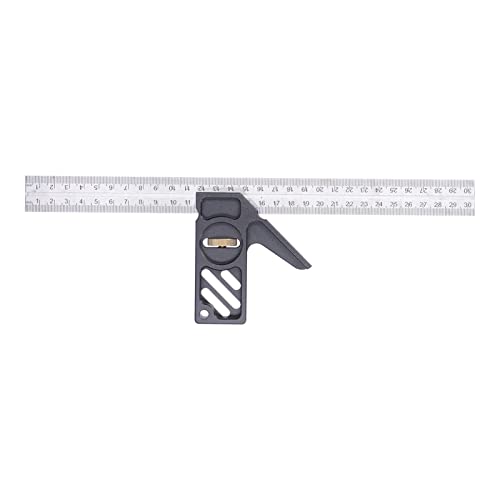 STARRYPXL Einstellbarer Stahl Lineal Limiter Weithilfe Einfacher Betrieb Langlebiger Design 12 Zoll Ideales Messwerkzeug von Starrypxl