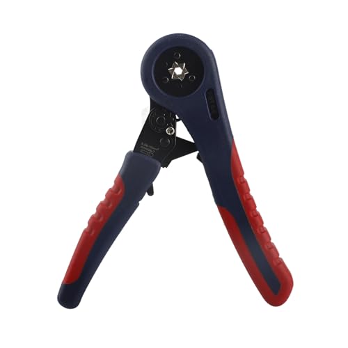 STARRYPXL Ferrule Crimpable Selbstermessbare ergonomische Ratschendraht -Schrumpfungstromwerkzeug 0,25 10 mm² 23 7AWG für elektrische DIY -Projekte und professionelle Verwendung von Starrypxl