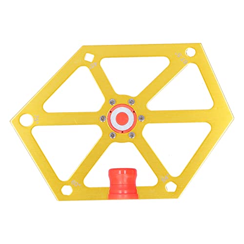STARRYPXL -Holzbearbeitung Angle Lineal LEX Magnetic Aluminium Legierung Tisch Säge Einstellung Schneidmaschine Gold Langlebiges Präzisionswerkzeug für genaue Messungen und (gold) von Starrypxl