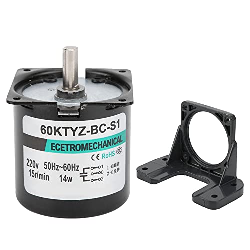 STARRYPXL MICRO MOTOR AC Synchroner 15 U/min AC220V Metal Getriebe Reduzierung Motor Maschinengerät Zubehör Haltbares Kompakt -Design ideale Heimautomatisierungsprojekte (15rpm/min AC220V) von Starrypxl