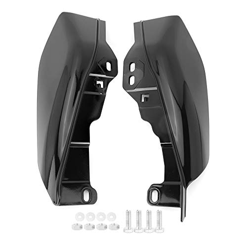 STARRYPXL MOTOCLE WETE SHIELD MIDRAME LUFE ELECTROSILVERING FITS FITS FITS FITS FITS FITS PASSE (Glossy Black) von Starrypxl