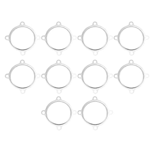 STARRYPXL Turbo -Down -Rohrdichtung 10pcs 3in 4 Schrauben Oxidationsbeständig GT30 GT35 T3 T2 T4 T6 Langlebige Leistungssteigerung von Starrypxl