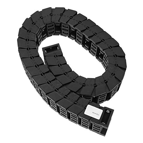 Silent Series Nylon -Kabel -Dragkette 25x25mm Abnehmbarer Montagedrahtträger -Schleife 1 Meter für industrielle Automatisierungsanwendungen (S25*38 Length 0.7m) von Starrypxl