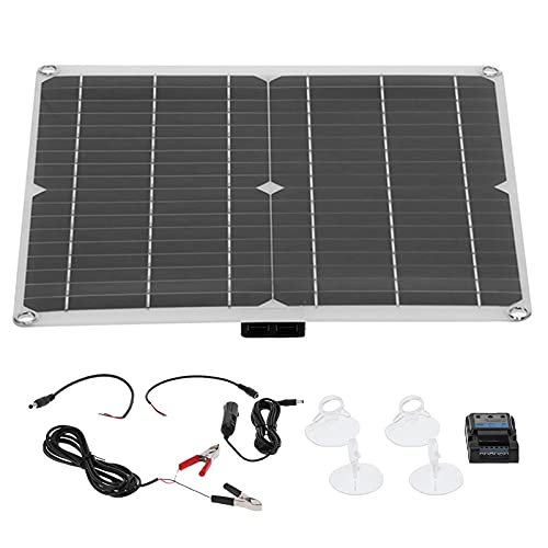 Solarauto -Batterie -Ladegerät Panel Controller 20W DC18V mit Zigarettenleichter für Fahrzeugladungen und Gebrauch im Freien von Starrypxl
