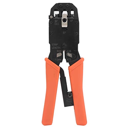 Star rypxl Crimp zange Werkzeug Stahldraht Stripper Kabel Crimp manueller Industrie bedarf Orange Ergonomischer Griff Präzisions schneiden Vielseitige Anwendungen von Starrypxl