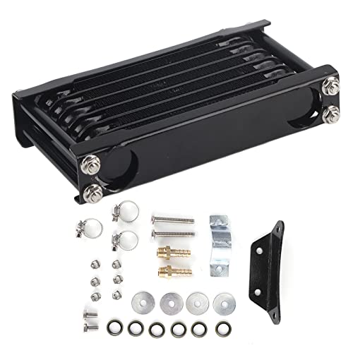 Starr ypxl Motorölkühler Universal heizkörper 100-250CC Monkey Car Dirt ATV 4-Rad Motorrad Schwarz Hoch leistungs wärme ableitung Langlebiges Design Ideales Off-Road-Renn abenteuer Starr ypxl Motorölkühler Universal heizkörper 100-250CC Monkey Car Dirt ATV 4-Rad Motorrad Schwarz Hoch leistungs wärme ableitung Langlebiges Design Ideales Off-Road-Renn abenteuer von Starrypxl