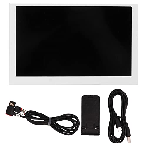Starrypxl 5in Monitor Kombination Set IPS Voller Anzeigewinkel USB -Typ C -Schnittstellenanzeigebildschirm für Mini -Chassis Multi -Theme Rotatable Design Clear Display Easy Anschluss (White) von Starrypxl