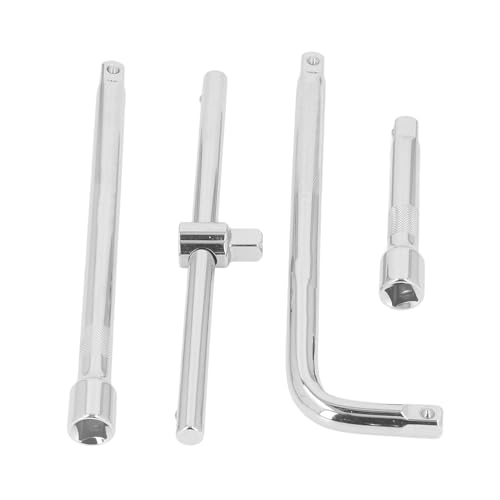 Starrypxl Antriebssocket -Verlängerungsstange Set Chrom Vanadium Stahl T -Griffschlüssel 4pcs für die Wartung der Automobile von Starrypxl