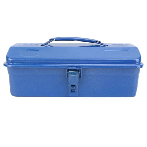 Starrypxl Blue Toolbox Metal Structure High Load Bearing 350 Toolbox Portable Tool Storage Organizer Workshop Garage Car Job Site Durable Design (280 Toolbox) von Starrypxl