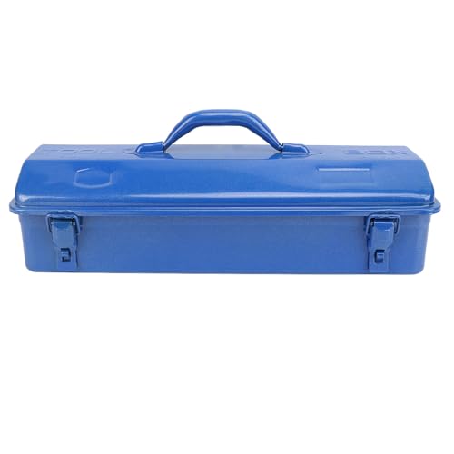 Starrypxl Blue Toolbox Metal Structure High Load Bearing 350 Toolbox Portable Tool Storage Organizer Workshop Garage Car Job Site Durable Design (410 Toolbox) von Starrypxl