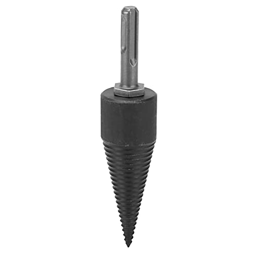 Starrypxl -Brennholz Splitter Drill Bit Square Griff Schraubkegel Holzspaltung Zubehör Schwer dienst effizientes Design idealer Hausgarten verwenden 3 Modelle erhältlich von Starrypxl