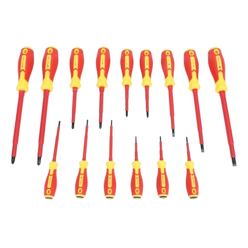 Starrypxl Electrician Screwdriver Set 15Pcs 1000V Insulated Chrome Vanadium Professional Tools for Vehicle Repair and Maintenance Starrypxl Electrician Screwdriver Set 15Pcs 1000V Insulated Chrome Vanadium Professional Tools for Vehicle Repair and Maintenance von Starrypxl