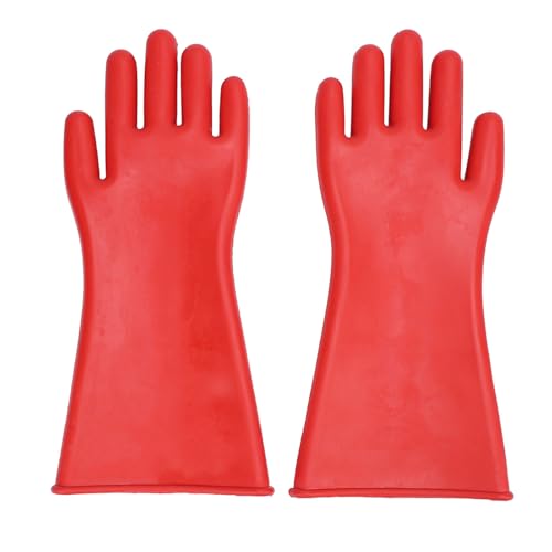 Starrypxl Elektrische Isolierhandschuhe mit hoher Spannung 5000 V 12 kV Sicherheitsschutzhandschuhe für Elektriker und Versorgungsarbeiter Starrypxl Elektrische Isolierhandschuhe mit hoher Spannung 5000 V 12 kV Sicherheitsschutzhandschuhe für Elektriker und Versorgungsarbeiter von Starrypxl
