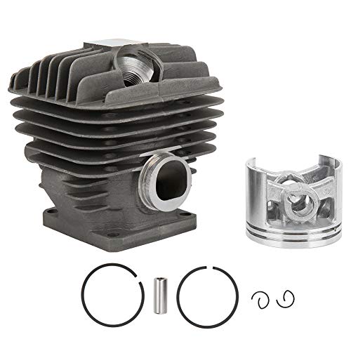 Starrypxl Kettensägenzylinderkolben -Kit Hochleistungsdauere Präzision gefertigtes MS460 046 Benzinkettensäge Ersatzteile Sterbe Aluminium Chrom verchromt 52 mm von Starrypxl