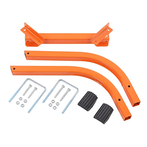 Starrypxl Leiterdach Haken Aluminiumlegierung resistent Stall Leiter Stabilisator Orange Height Werkzeug Haltbares sicheres Befestigung von Starrypxl