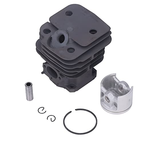 Starrypxl Ölzylinderkit 44 mm Kolben OD Hoch Silizium Aluminiumlegierung für DCS 5200 DCS 520 027 132 020 Kettensägenmotor Reparaturersatz von Starrypxl