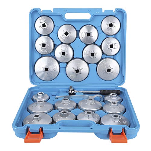 Starrypxl OIL -Filterschlüssel Kit 23pcs Cup Typ Socket Apter Remover Tool Set Spanner Effiziente Entfernung Vielseitige Automobilwartung Starrypxl OIL -Filterschlüssel Kit 23pcs Cup Typ Socket Apter Remover Tool Set Spanner Effiziente Entfernung Vielseitige Automobilwartung von Starrypxl