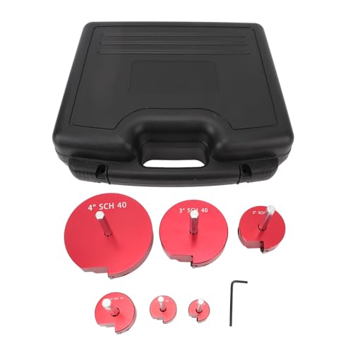 Starrypxl PVC Pipe -Anpassung REAMER 04529 PPR75 PPR100 PPR150 PPR200 PPR300 PPR400 Standard 1/2in Drill Effiziente Dauerlebende, vielseitige Werkzeug ideale Sanitärprojekte von Starrypxl