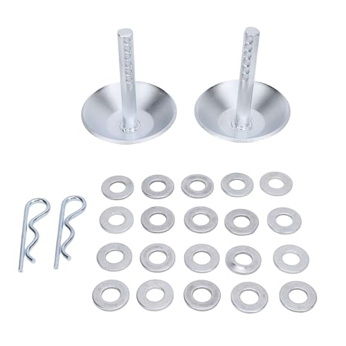 Starrypxl Snow PLOGH SHOUS 2205071 Metall Impact Verstellbare Ersatzpolaris RZR Ace Sportsman ATV UTV Dichtung Verbessert Haltbarkeit Winterbedingungen 1 Paar (with Gasket) von Starrypxl
