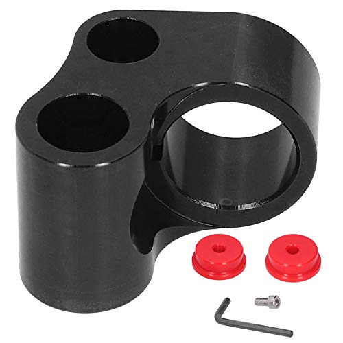 Starrypxl Speed Short Shifter Adapter Basis buchse 5-Gang-IMPREZA LEGACY FORESTER XT Manual Transmission Silber Verbesserte Leistung Präzise Fit Smooth Shifting Experience (Black) von Starrypxl