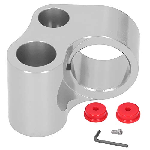 Starrypxl Speed Short Shifter Adapter Basis buchse 5-Gang-IMPREZA LEGACY FORESTER XT Manual Transmission Silber Verbesserte Leistung Präzise Fit Smooth Shifting Experience (Silver) von Starrypxl