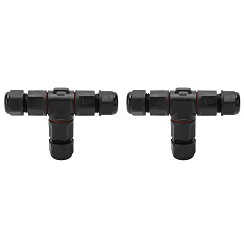 Tee -Drahtanschlüsse IP68 2 Pin 3 Pin T Form Elektrischer Anschlussadapter -Schraubenverbinder für Beleuchtung Aviation Outdoor -Projekte PA66 MATERION 2 PCS Tee -Drahtanschlüsse IP68 2 Pin 3 Pin T Form Elektrischer Anschlussadapter -Schraubenverbinder für Beleuchtung Aviation Outdoor -Projekte PA66 MATERION 2 PCS von Starrypxl