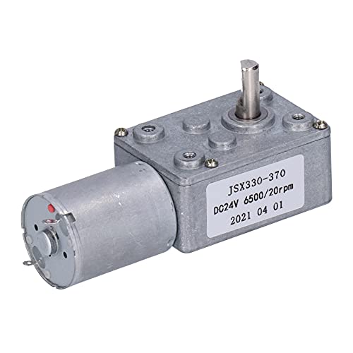 Turbinenmotor Turbo Getriebekastenreduzierung Welle Ausrüstung 20 U/min DC24V JSX330 370 Selbstverriegelung Ultra kurzer Ausgangswelle für Fensteröffner Türöffner Mini -Winde von Starrypxl