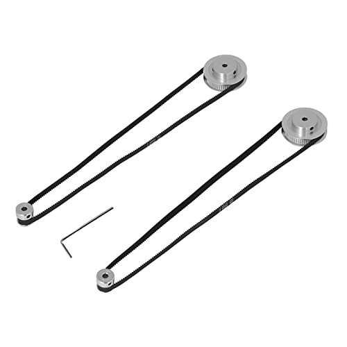 Zahnriemenscheibe, Synchronrad, Aluminiumlegierung, mechanische Zahnriemenscheibe für 3D-Drucker, CNC-Maschinen, Fräsmaschinen mit 20T 60T Zähnen und 6 mm Gummiriemen, 4, 2 (5 mm / 0,2 Zoll Bohrung) Zahnriemenscheibe, Synchronrad, Aluminiumlegierung, mechanische Zahnriemenscheibe für 3D-Drucker, CNC-Maschinen, Fräsmaschinen mit 20T 60T Zähnen und 6 mm Gummiriemen, 4, 2 (5 mm / 0,2 Zoll Bohrung) von Starrypxl