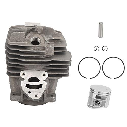 Zylinderkolben -Kit Hochleistungsstärkere Kettensägenzylinderanbaugruppe Präzisionsteile für MS261 44,7 mm Kolbendurchmesser Die Guss Aluminiumlegierung Stahl von Starrypxl