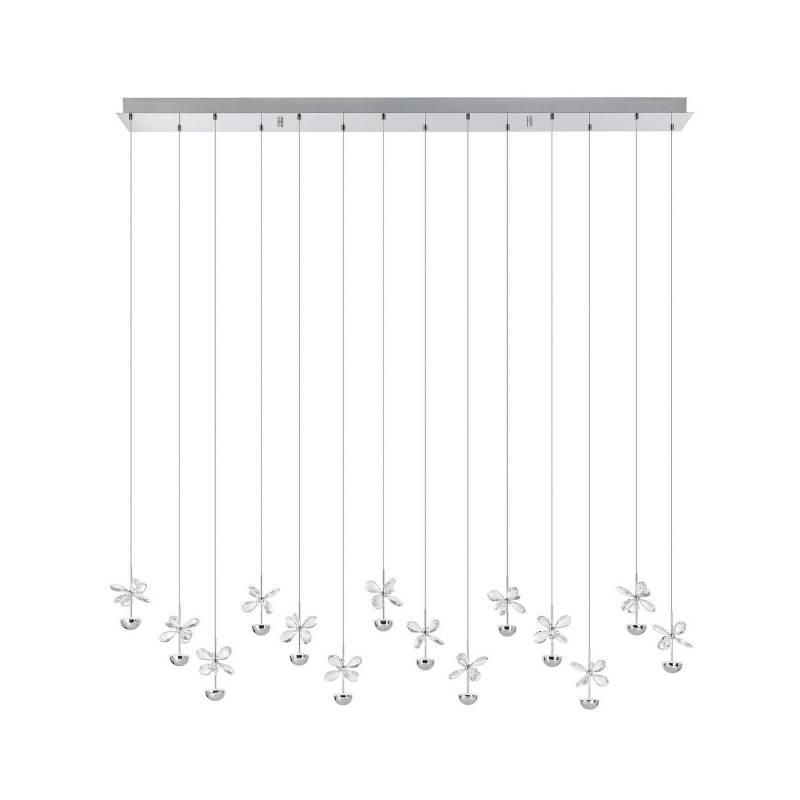 EGLO Stars Of Light LED-Hängelampe Pianopoli chrom, L. 140cm von Stars of Light