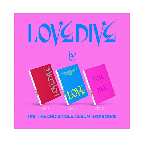 IVE - LOVE DIVE 2nd Single Album+Extra Photocards Set/K-pop Sealed Starship (Random ver, CD Only, No Poster) von Starship Entertainment