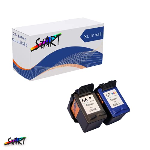 Start-Europe - Set Mit 2 Schwarzen und Farbigen Tintenpatronen Mit Chip für HP PSC 1205, 1210, 1215, 1315, 1350, 2105, 2110, 2175, 2210, 2410 Drucker Start-Europe - Set Mit 2 Schwarzen und Farbigen Tintenpatronen Mit Chip für HP PSC 1205, 1210, 1215, 1315, 1350, 2105, 2110, 2175, 2210, 2410 Drucker von START