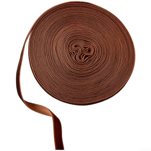 10 Meter Samtband zum Verpacken von Geschenken und Fliegen, Rolle enthält mehrere Größen für saisonale Dekoration (E) von Startbuymore