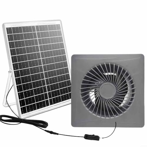 12 V solarbetriebener Lüftungsschlitz für Flügelwandanwendungen mit robustem ABS-Material für lange Lebensdauer (20,3 cm) von Startbuymore