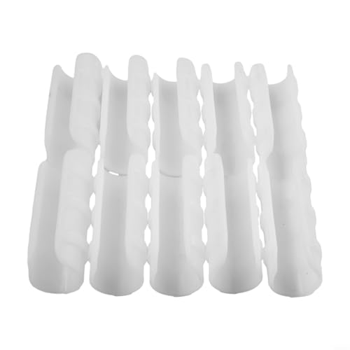 20 Stück Pflanzenclips für Gewächshausfolie sichern Sie Ihr Gewächshaus mit zuverlässigen Rohrklemmen (weiß, 25 mm) von Startbuymore