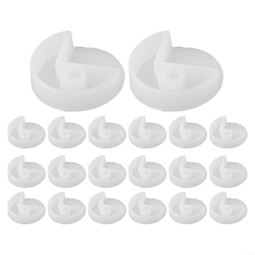 2050 Stück Kunststoff-Clips und Schrauben für die Wandmontage Befestigungsset zur Sicherung rahmenloser Spiegel und Glasplatten an Türen (A 20 Stück) von Startbuymore