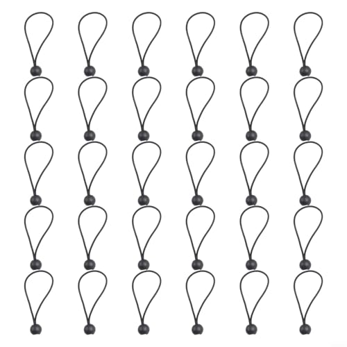 30 Stück robuste, elastische Ballseile, ideal für Zelt- und Planensicherung, 15 cm Länge von Startbuymore