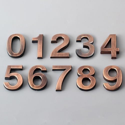 3D-Hausnummernschild aus ABS-Kunstharz, perfekt für Briefkästen, Türen und Geschäftsplätze (8) von Startbuymore