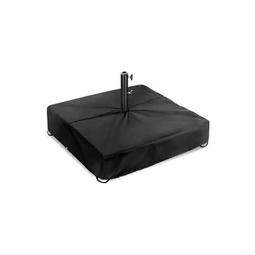420D Oxford-Tuch für Terrassenschirm-Bodenabdeckung, wasserdichter Staubschutz mit einfachem Reißverschluss für Standard-quadratische Basen (76,2 x 76,2 x 12,7 cm) von Startbuymore