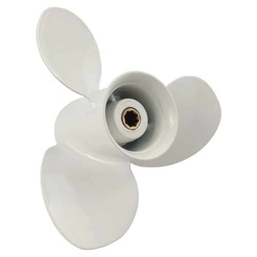 8 Zähne Aluminium-Propeller für Außenbordmotor für 9 PS bis 15 PS, 63V45 für 94700EL, Marine Performance optimiert von Startbuymore