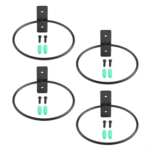 Blumentopfhalter aus Metall zur Wandmontage, für Garten und Balkon, bietet verbesserten Luftstrom und Drainage für Pflanzen (12,7 cm) von Startbuymore