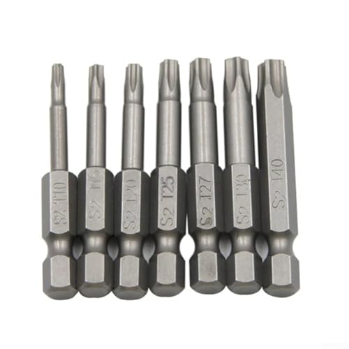 Einzelner 50 mm Sechskantschaft für Torx-Bit für T10 bis T40 magnetisches Schraubendreher-Werkzeug (T27) von Startbuymore