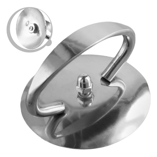Ersatz-Topfgriffknopf für Kochgeschirrdeckel aus Edelstahl und Kunststoff mit Befestigungsschraube Sicherer und fester Griff für die Küche (Edelstahl) von Startbuymore