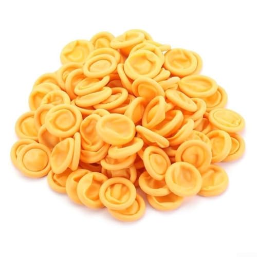 Fingerlinge, 100 Stück, zur Aufrechterhaltung der Sauberkeit während der Elektronik-Reparatur und Mikroelektronik-Montage (gelb) von Startbuymore