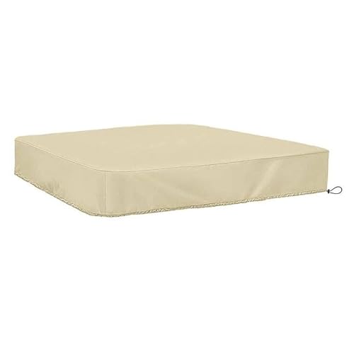 Garten-Sandkasten-Abdeckung für den Außenbereich, passend für 120 x 120 cm, 150 x 150 cm und 180 x 180 cm (180 x 180 x 20 cm) von Startbuymore