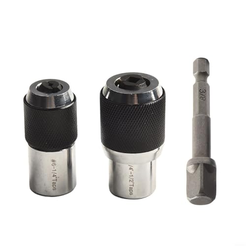 Gewindebohrer-Werkzeug, 23-teiliges Set mit verstellbarer Gewindebohrung und 3/8-Zoll-Adapter zur Verwendung mit Ratsche und Bohrer, um Gewindebohrungen zu erleichtern (C) von Startbuymore