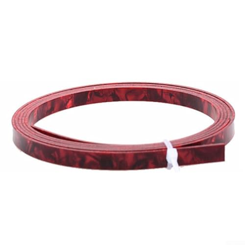 Gitarren-Bindungsstreifen für Gitarrenbauer-Werkzeug, akustische/klassische Verwendung, 1600 mm x 6 mm, Rot von Startbuymore